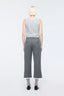 Ankle Lenght Straight Pants Grey