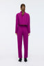 Pleated Chino Pants Fuchsia