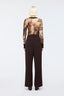 High Waisted Pants Brown