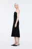 Textured Strapless Dress Black