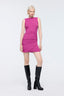 Draped Mini Dress Pink