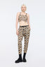 Leopard Printed Bralet Brown